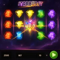 ZotaBet - Starburst Slot Game - NetEnt Pokie