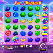 ZotaBet - Sweet Bonanza Slot Game - Cascading Wins and Multipliers