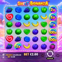ZotaBet - Sweet Bonanza Slot Game - Cascading Wins and Multipliers